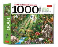 Asian Rainforest Wildlife - 1000 Piece Jigsaw Puzzle: Finished Size 29 in X 20 Inch (73.7 X 50.8 CM)