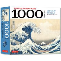 Hokusai's Great Wave - 1000 Piece Jigsaw Puzzle: Finished Size 29 in X 20 Inch (74 X 51 CM)