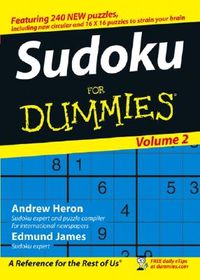 Sudoku for Dummies, Volume 2